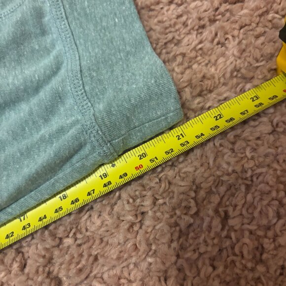 VTG Nike Women’s Size Large Mint Green "JUST DO IT" Capri Jogger Sweatpants SOFT - Picture 11 of 11